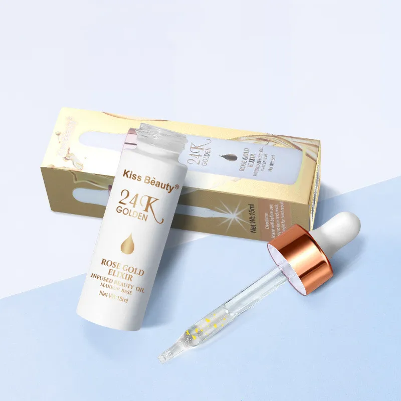 Primer 24k Rose Gold Elixir Skin Make Up Oil For Face Essential Oil Before Primer Foundation Moisturizing Face Oil Anti-aging
Primer 24k Rose Gold Elixir Skin Make Up Oil For Face Essential Oil Before Primer Foundation Moisturizing Face Oil Anti-aging