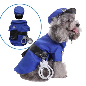 Fun Pet Policeman & Prisoner Cosplay Costumes Dressing Up Party Halloween Christmas Suit Clothes for Dogs Cats Costume for a cat
Fun Pet Policeman & Prisoner Cosplay Costumes Dressing Up Party Halloween Christmas Suit Clothes for Dogs Cats Costume for a cat