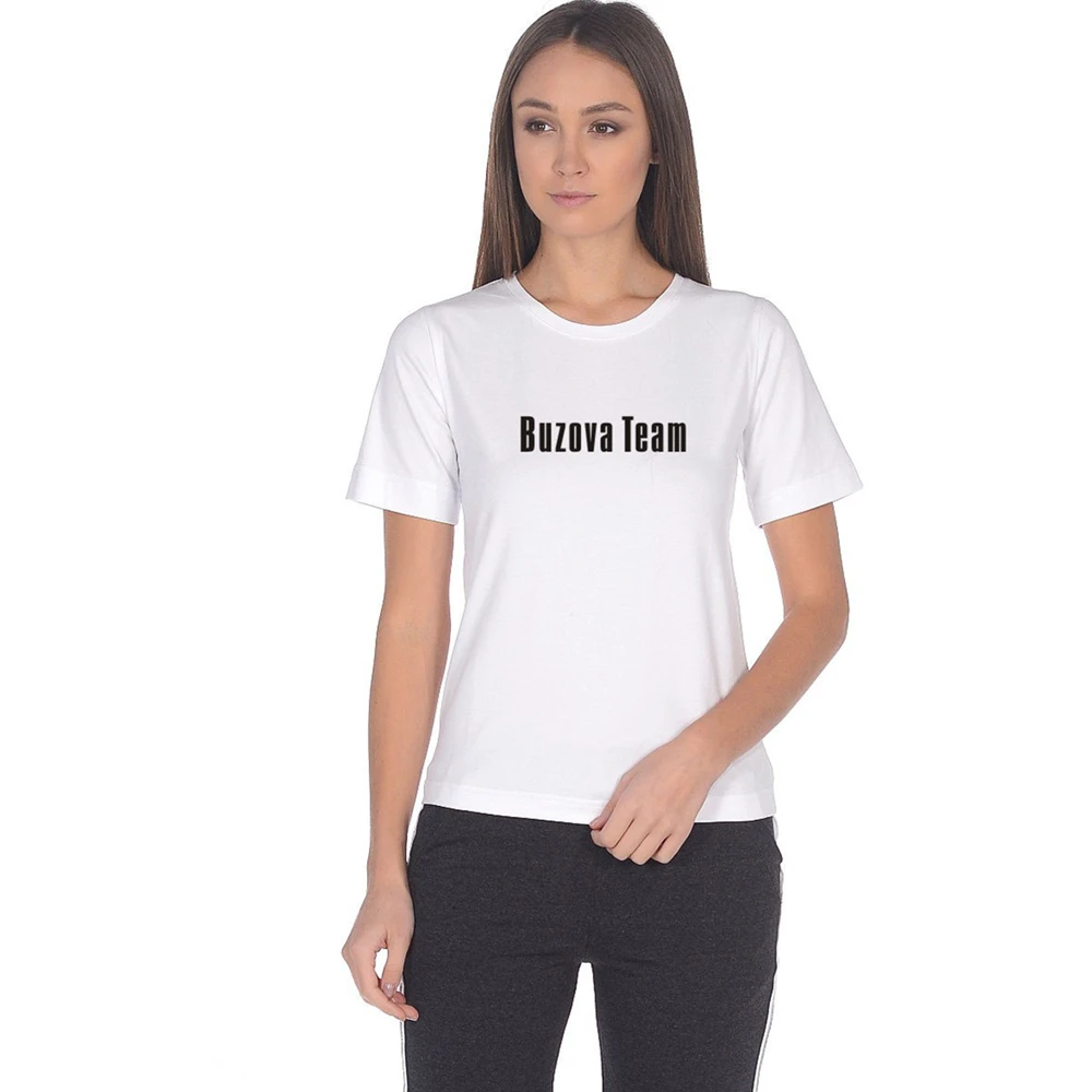 T-shirts for unisex with Russian inscriptions Buzova Team fashion female tshirts black cotton men's tee
T-shirts for unisex with Russian inscriptions Buzova Team fashion female tshirts black cotton men's tee