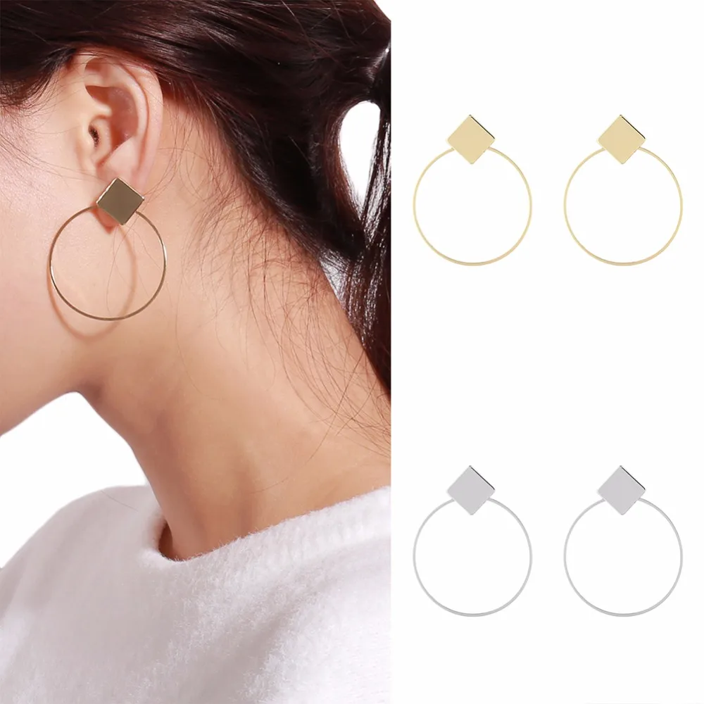 New Fashion Golden Silver Geometric Round Circle Earrings Ladies Jewelry Valentine's Day Gift #266238
New Fashion Golden Silver Geometric Round Circle Earrings Ladies Jewelry Valentine's Day Gift #266238