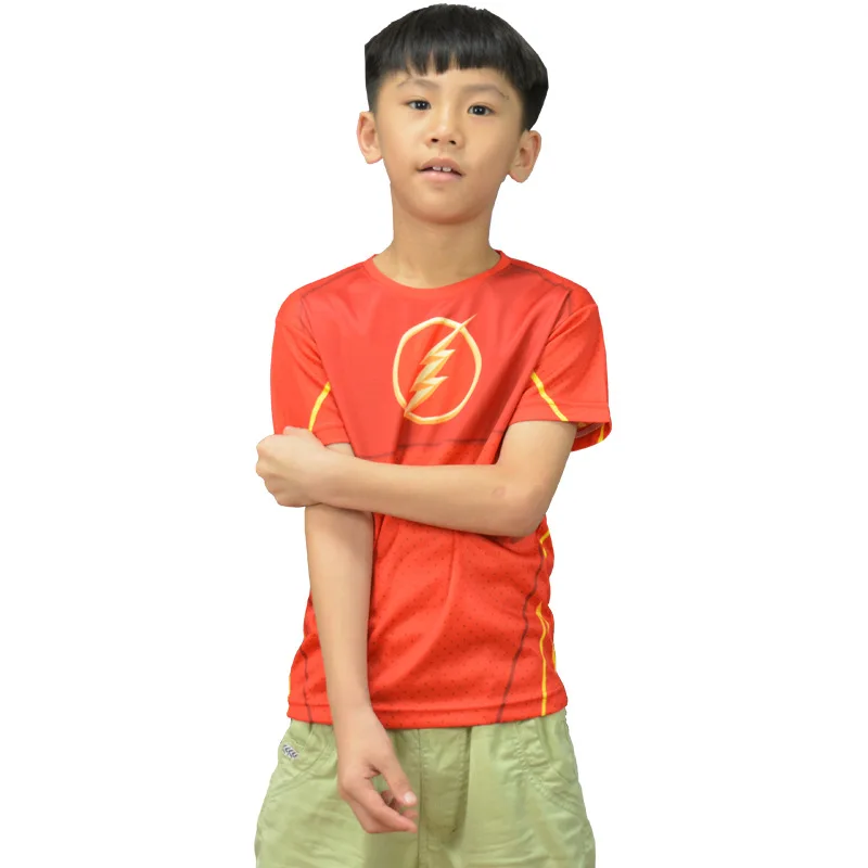 Kids Flash Tees Cartoon Costumes Boys & Girls T-shirts Superhero Flash Tees Dry Fit Tops Short Sleeves Sportswear Avengers
Kids Flash Tees Cartoon Costumes Boys & Girls T-shirts Superhero Flash Tees Dry Fit Tops Short Sleeves Sportswear Avengers