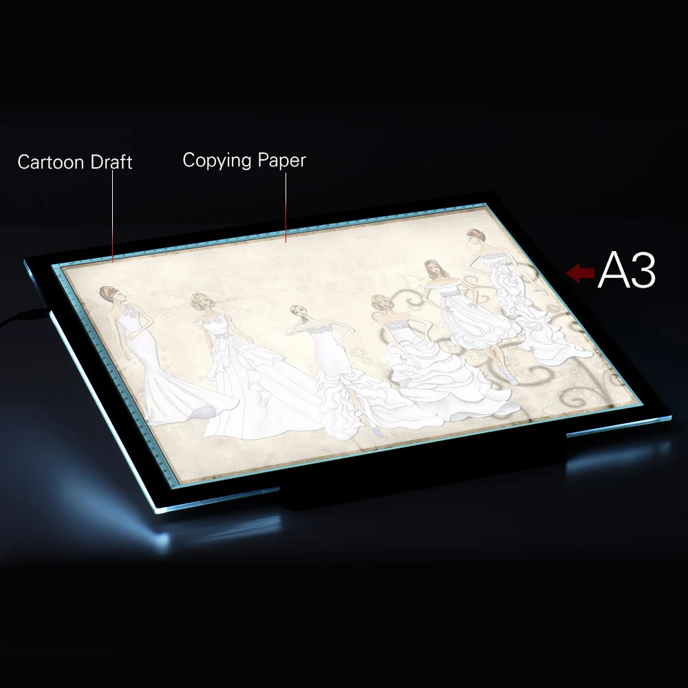 A3 LED LED Light Pad Box Drawing Tracing Tracer Copy Board Table Pad Panel Led Light Pad Copy Board Intelligent Touch Control
A3 LED LED Light Pad Box Drawing Tracing Tracer Copy Board Table Pad Panel Led Light Pad Copy Board Intelligent Touch Control