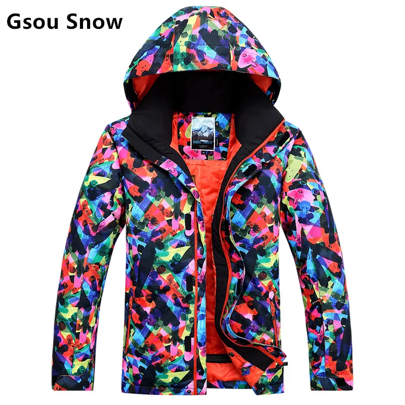 Image Men Snowboard Jacket Winter Warm Clothing Outdoor Sport Wear Camping Riding Skiing Snowboard Thicken Thermal Male Coat New