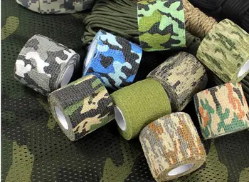 220x5cm Elastic Camouflage Adhesive Tape Outdoor Military Fan Tapes Non-Woven Adhesive Tape
220x5cm Elastic Camouflage Adhesive Tape Outdoor Military Fan Tapes Non-Woven Adhesive Tape