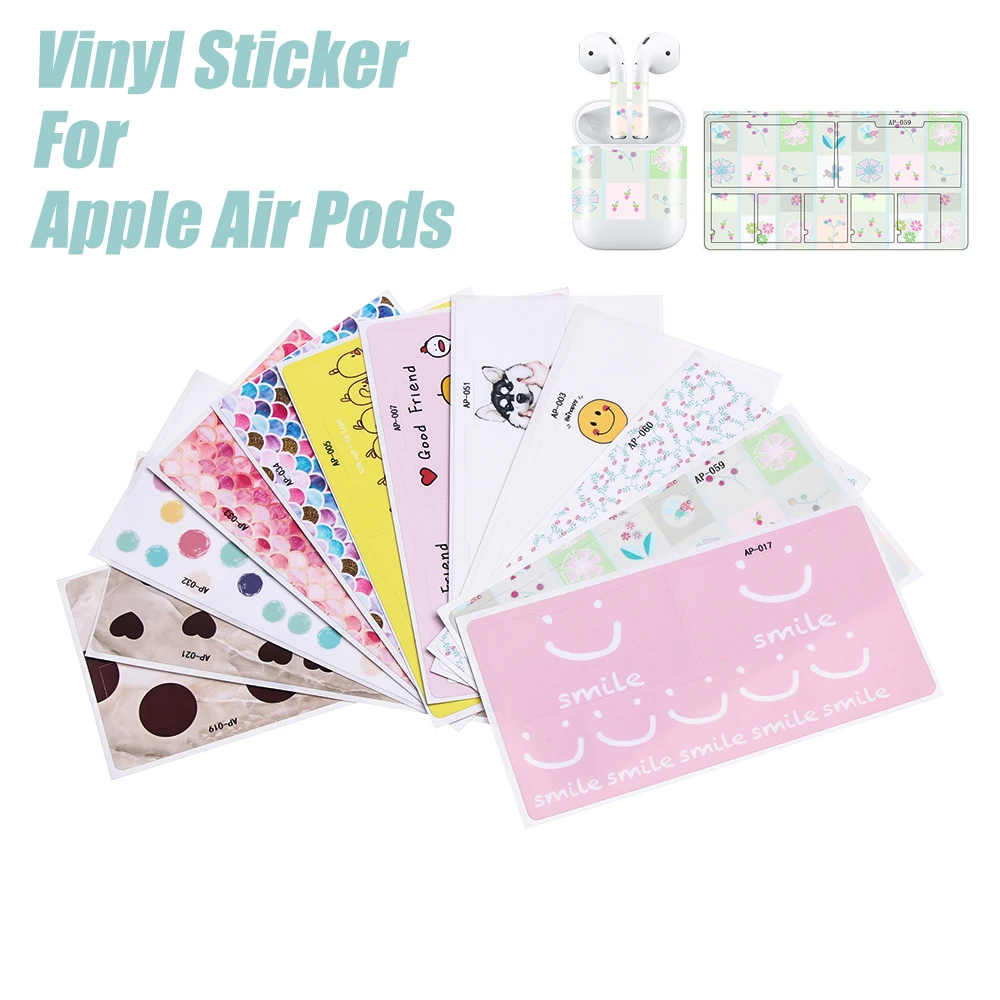 Vinyl Sticker Earbuds Decorative Decal Protective Cover Skin Decal Scratch Proof Films Skin Sticker Ultra Thin For Apple AirPods
Vinyl Sticker Earbuds Decorative Decal Protective Cover Skin Decal Scratch Proof Films Skin Sticker Ultra Thin For Apple AirPods