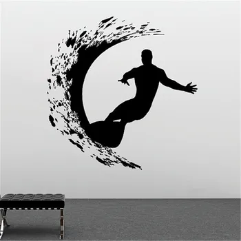 Sport Series Wall Decal Extreme Surfer Adventure Surfing Wall Sticker Vinyl Art Design Wall Mural Home Bedroom Decoration
Sport Series Wall Decal Extreme Surfer Adventure Surfing Wall Sticker Vinyl Art Design Wall Mural Home Bedroom Decoration
