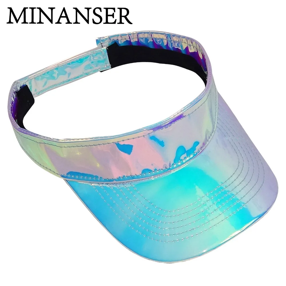 MinanSer Sunshade Hat Bicycle Colorful Laser PU Sun Hat Women PU Visor Hat Summer Cap Show Model Harajuku Visor Hat Summer Hat
MinanSer Sunshade Hat Bicycle Colorful Laser PU Sun Hat Women PU Visor Hat Summer Cap Show Model Harajuku Visor Hat Summer Hat