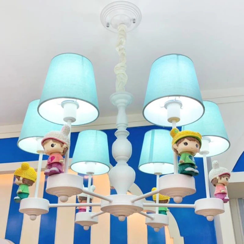 Modern LED resin Chandelier lights cartoon iron drop lights bedroom children's room creative Chandelier lamps with fabric shade
Modern LED resin Chandelier lights cartoon iron drop lights bedroom children's room creative Chandelier lamps with fabric shade