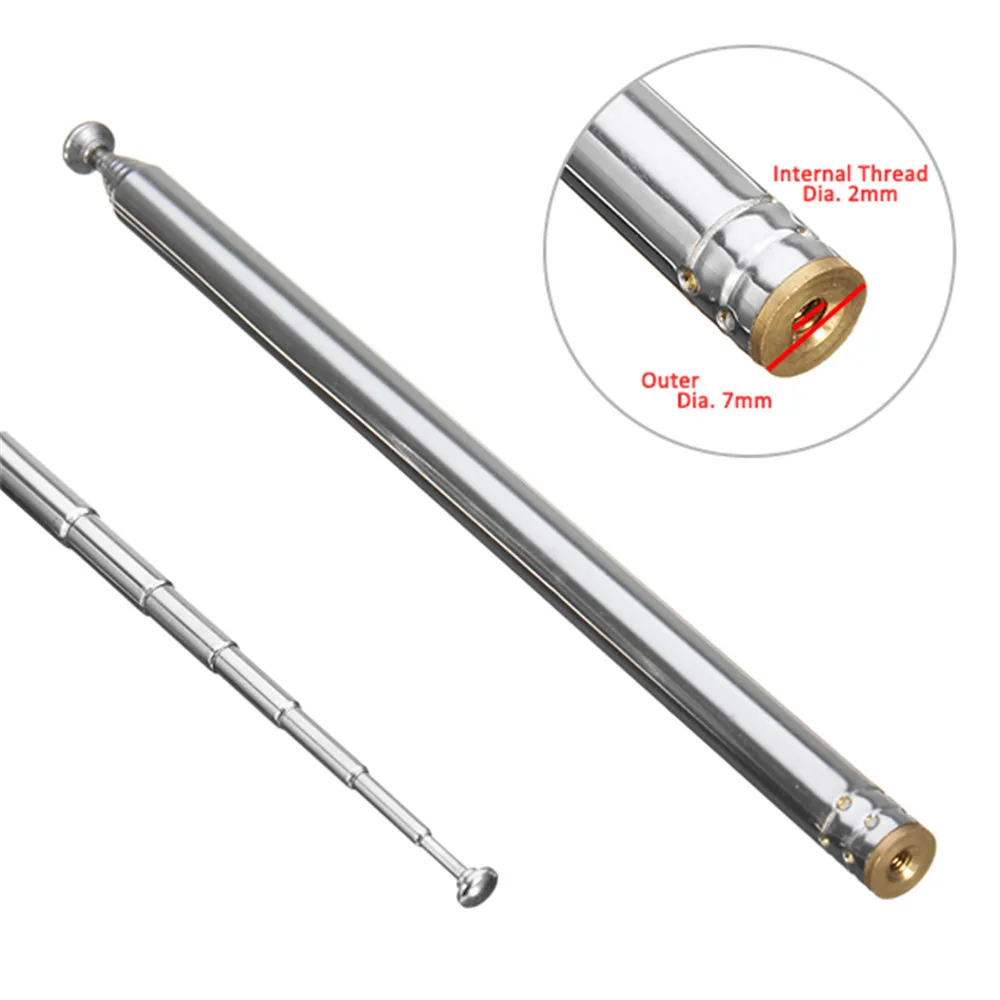 RC Car Remote Aerial Radio Control Metal Antenna Acoms for Heng Long Electric Car Universal Remote Control TV Telescopic Antenn
RC Car Remote Aerial Radio Control Metal Antenna Acoms for Heng Long Electric Car Universal Remote Control TV Telescopic Antenn