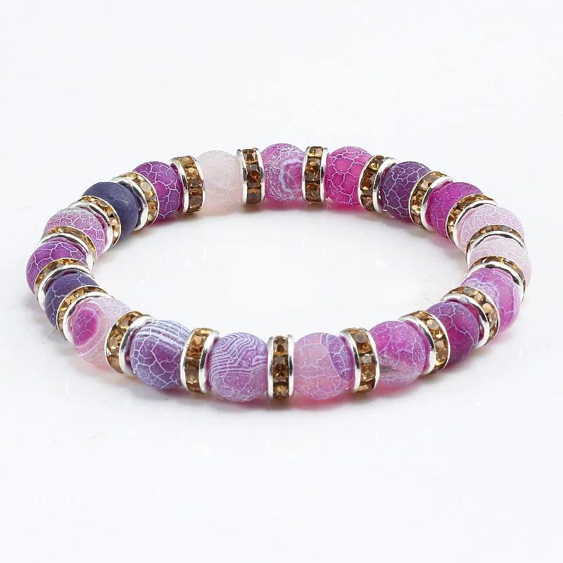 Purple Weathered Crystal Natural Stone Beads Bracelets Charm Gold/Silver Bangles Rhinestone Transfer Lucky Vintage Women Jewelry
Purple Weathered Crystal Natural Stone Beads Bracelets Charm Gold/Silver Bangles Rhinestone Transfer Lucky Vintage Women Jewelry