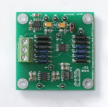 Ultra-high precision and resolution of thermistor PT100 three-wire RTD module circuit board
Ultra-high precision and resolution of thermistor PT100 three-wire RTD module circuit board