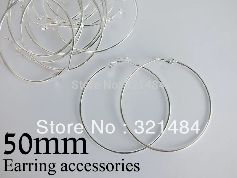 Bulk 500pc/lot silver plated 50mm french circle hooks earring backs hoop earring findings for jewelry making supplies
Bulk 500pc/lot silver plated 50mm french circle hooks earring backs hoop earring findings for jewelry making supplies