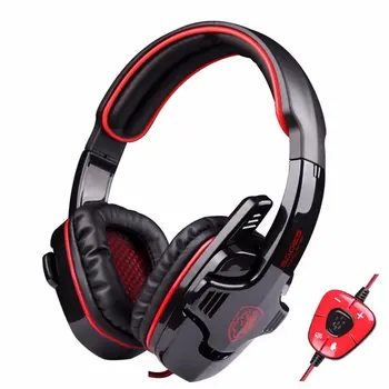Sades SA901 Gaming Headset 7.1 surround USB Headphone with Microphone Noise Cancelling Mic for Computer Laptop PC Gamer
Sades SA901 Gaming Headset 7.1 surround USB Headphone with Microphone Noise Cancelling Mic for Computer Laptop PC Gamer