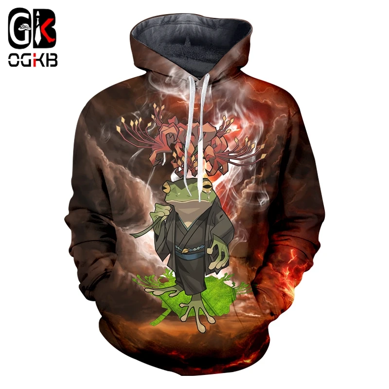 OGKB Dropshipping 2019 New Design Long Sleeve Frog And Toad Designer Men Clothing Hip Hop Unisex Plus Size Hoodie
OGKB Dropshipping 2019 New Design Long Sleeve Frog And Toad Designer Men Clothing Hip Hop Unisex Plus Size Hoodie