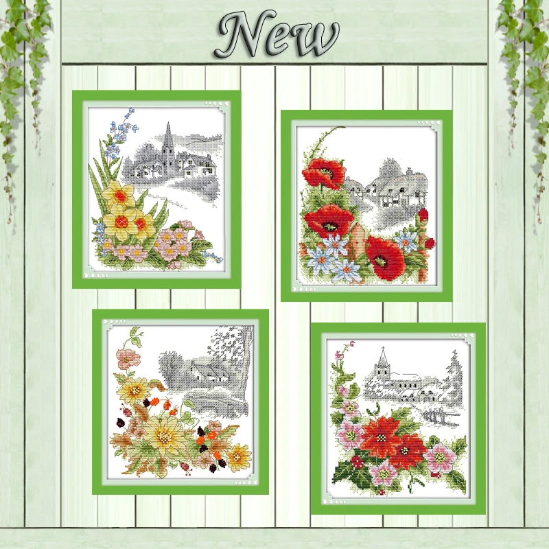 Castle poppy spring flower painting counted printed on canvas DMC 11CT 14CT Chinese Cross Stitch kits embroidery needlework Sets
Castle poppy spring flower painting counted printed on canvas DMC 11CT 14CT Chinese Cross Stitch kits embroidery needlework Sets