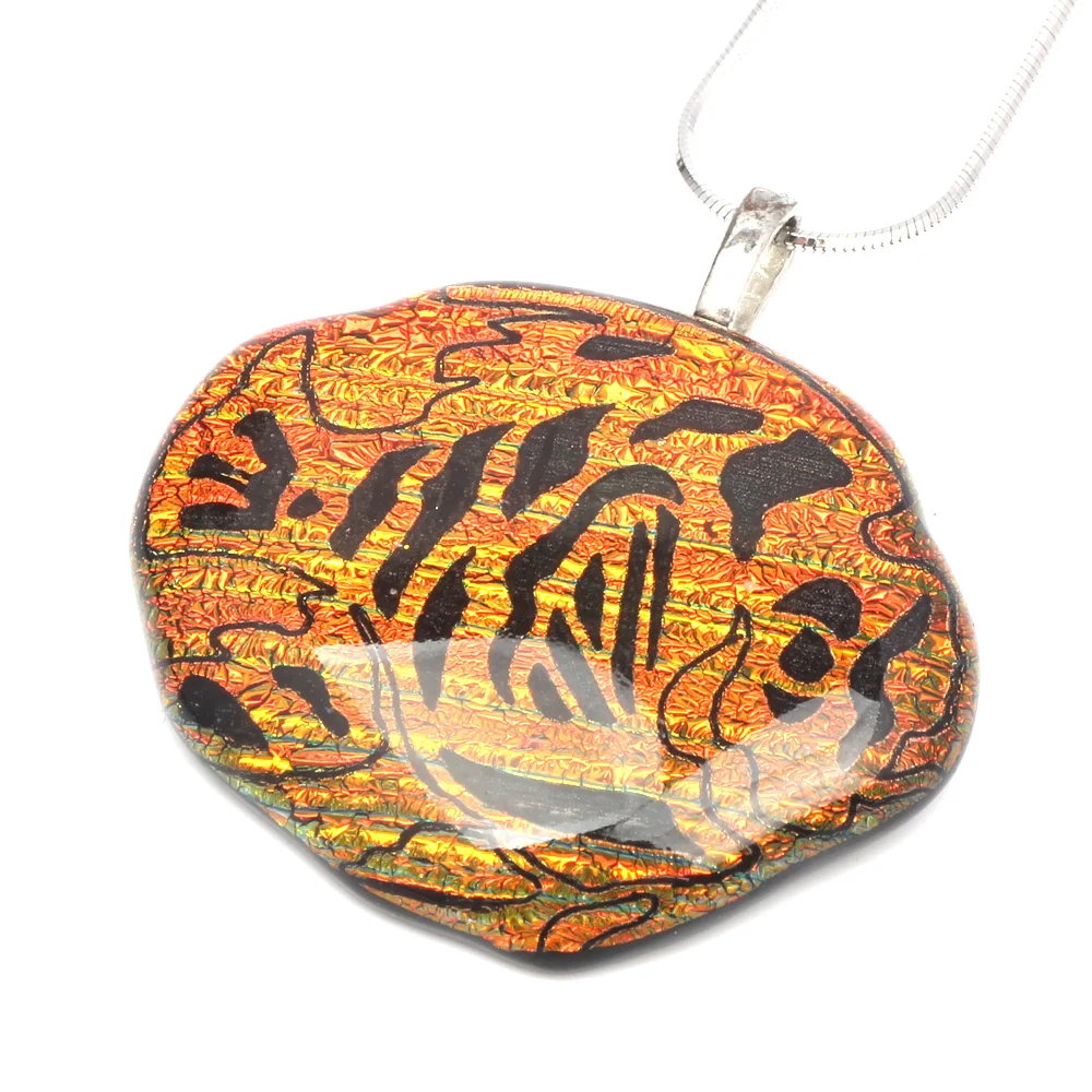 OlingArt Colorful gold foil Royal orange Jewelry Pendant Limited edition Big heart Lampwork Glass Pendant for Necklace
OlingArt Colorful gold foil Royal orange Jewelry Pendant Limited edition Big heart Lampwork Glass Pendant for Necklace