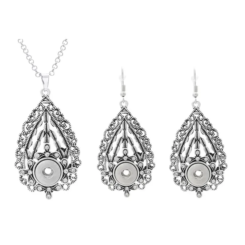 12MM Snap Jewelry Necklace With Earring Set DIY Charms Snap Button Hollow Out Crystal Earring Necklaces For Women ZG122
12MM Snap Jewelry Necklace With Earring Set DIY Charms Snap Button Hollow Out Crystal Earring Necklaces For Women ZG122