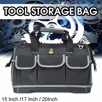 15/17/20 inch Tool Bag Oxford Multi-pocket Waterproof Large Capacity Bag for Tools Hardware Storage Bag Electrician Toolbag Case
15/17/20 inch Tool Bag Oxford Multi-pocket Waterproof Large Capacity Bag for Tools Hardware Storage Bag Electrician Toolbag Case