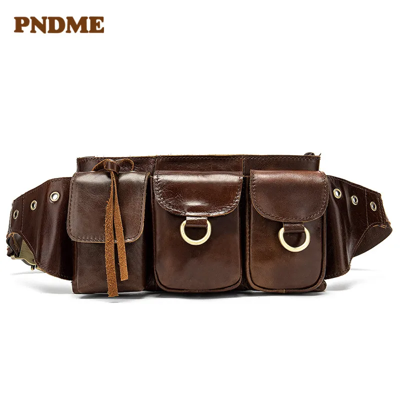 Vintage leather men's bag multi-functional casual men's Fanny pack large capacity motorcycle bag single-shoulder crossbody bag
Vintage leather men's bag multi-functional casual men's Fanny pack large capacity motorcycle bag single-shoulder crossbody bag