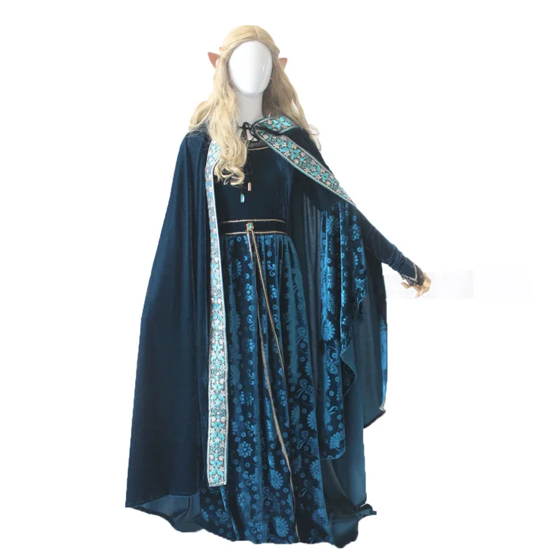 Free shipping The Lord Of The Rings Cosplay Arwen Blue Dress with cape and wig girf ears Costume Halloween
Free shipping The Lord Of The Rings Cosplay Arwen Blue Dress with cape and wig girf ears Costume Halloween