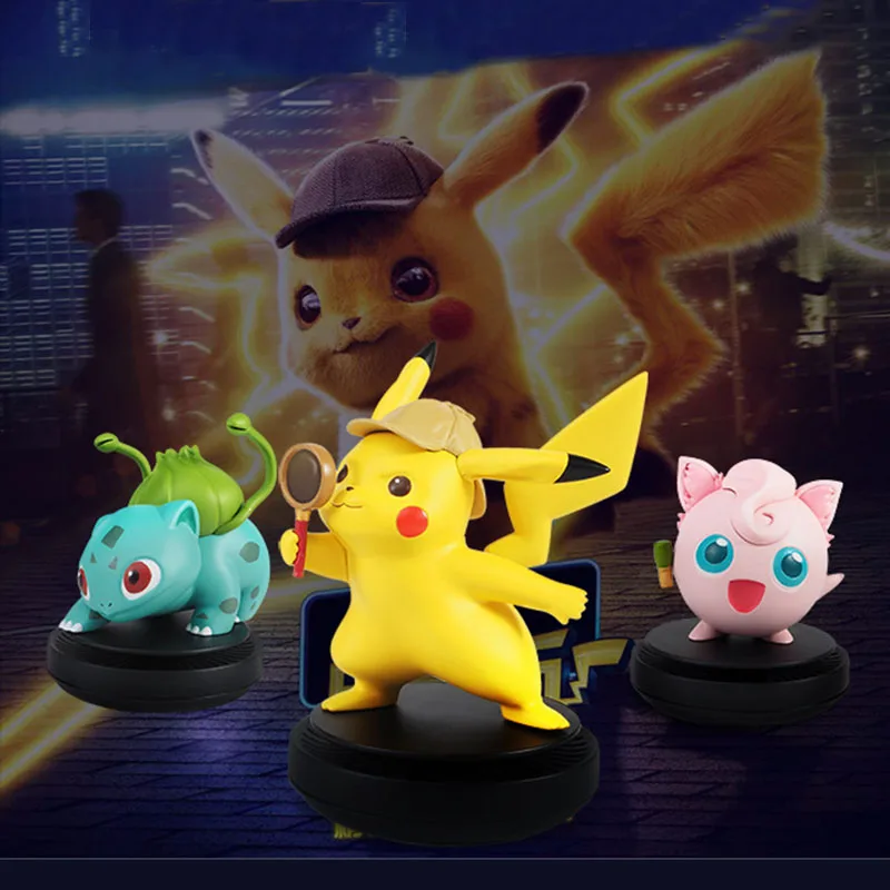 New Movie Detective Pikachu Jigglypuff Bulbasaur Cosplay Accessories toy car Fragrance model gift
New Movie Detective Pikachu Jigglypuff Bulbasaur Cosplay Accessories toy car Fragrance model gift