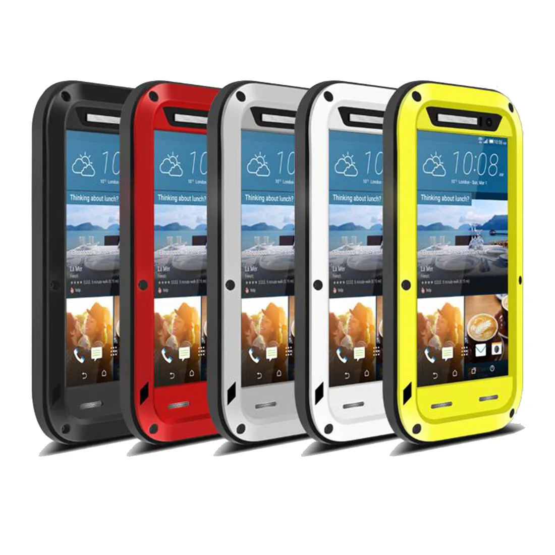 New Complete Coverage of 360 Degrees Cover Anti-Shock Armor Case Metal Aluminum Phone Case for HTC_M9
New Complete Coverage of 360 Degrees Cover Anti-Shock Armor Case Metal Aluminum Phone Case for HTC_M9