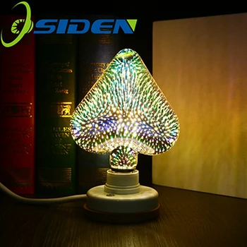 OSIDEN Edison creative light bulb E27 3D stereo seven color fireworks light decoration 85-265V 60A ST64 G80 G95 G125 art light
OSIDEN Edison creative light bulb E27 3D stereo seven color fireworks light decoration 85-265V 60A ST64 G80 G95 G125 art light