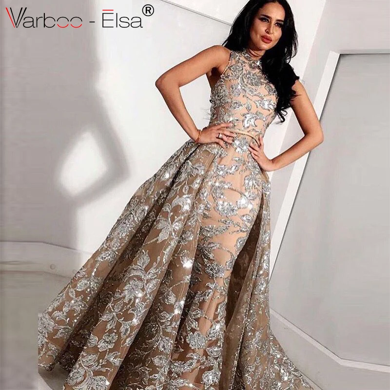 VARBOO_ELSA Saudi Arabic champagne Mermaid Evening Dress Long Detachable Train Prom Dresses 2019 Dubai Turkish lomg Evening Gown
VARBOO_ELSA Saudi Arabic champagne Mermaid Evening Dress Long Detachable Train Prom Dresses 2019 Dubai Turkish lomg Evening Gown