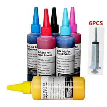 Hisaint 6x 100ml Bottle Color Ink Jet Cartridge Refill Kit for HP for Canon for Epson for Brother Printer
Hisaint 6x 100ml Bottle Color Ink Jet Cartridge Refill Kit for HP for Canon for Epson for Brother Printer