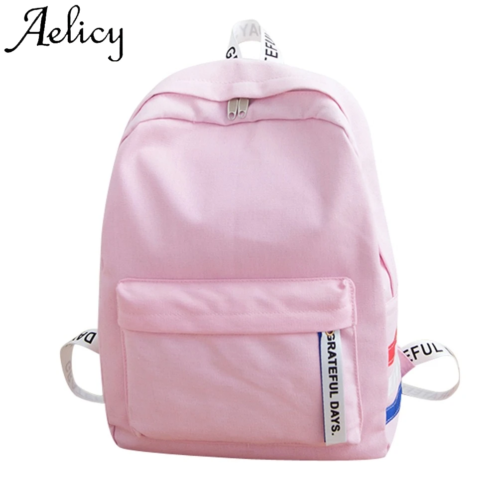 Aelicy Unisex Canvas School Bag Travel Backpack Tote Shoulder Bag Student High Quality Travel Solid Bag Phone Pocket
Aelicy Unisex Canvas School Bag Travel Backpack Tote Shoulder Bag Student High Quality Travel Solid Bag Phone Pocket