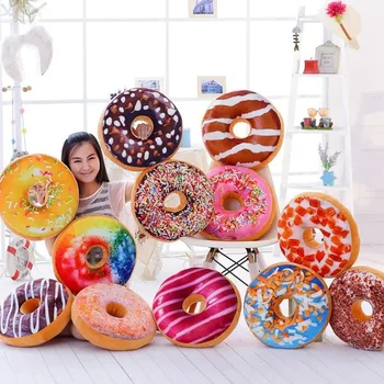 40cm 3D Doughnut Pillow Chair Cushion donut coussin Decorative Cushions Sofa Cushion Throw Pillows Plush Doll Seat Pillow
40cm 3D Doughnut Pillow Chair Cushion donut coussin Decorative Cushions Sofa Cushion Throw Pillows Plush Doll Seat Pillow