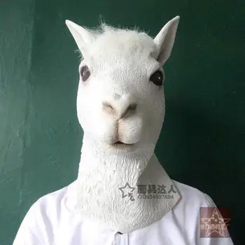Europe and the United States - animal Alpaca sheep head mask headgear Motou goat Cosplay Spring Festival
Europe and the United States - animal Alpaca sheep head mask headgear Motou goat Cosplay Spring Festival