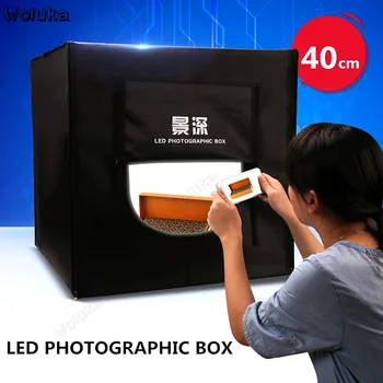 40CM LED Photographic Box studio set Softbox shooting equipment photography box photo light box shooting table props CD50 T11
40CM LED Photographic Box studio set Softbox shooting equipment photography box photo light box shooting table props CD50 T11