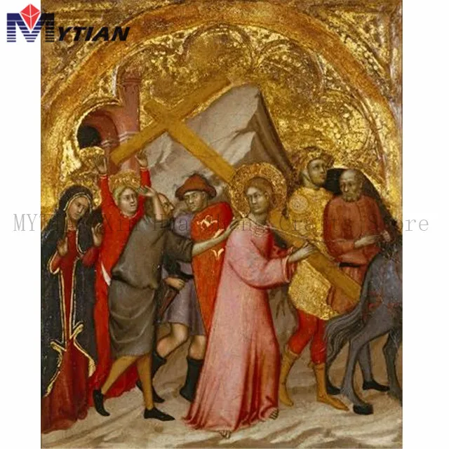 18090317 MYTIAN 5d DIY Diamond Embroidery Christian Diamond Painting Cross Stitch Kits Full Drill Religion Mosaic Handicraft Wall Sticker
