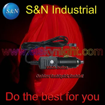 DC12V cigar plug el wire controller/driver/inverter+3meter Red el wire with skirt /flat edge for car decoration free shipping
DC12V cigar plug el wire controller/driver/inverter+3meter Red el wire with skirt /flat edge for car decoration free shipping