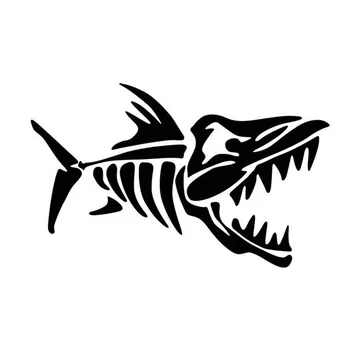 11*7CM Car Stickers Motorcycle Decals Personalized Car Stickers Cartoon FISH BONES Black/Silver CT-601
11*7CM Car Stickers Motorcycle Decals Personalized Car Stickers Cartoon FISH BONES Black/Silver CT-601