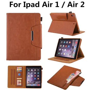 PU Leather With Soft TPU Back Case for ipad Air 1 Wallet Stand Protective Cover Business Case For iPad Air 2 A1566 9.7 Tablet
PU Leather With Soft TPU Back Case for ipad Air 1 Wallet Stand Protective Cover Business Case For iPad Air 2 A1566 9.7 Tablet