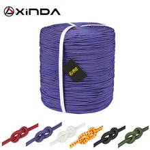 Xinda escalada paracord escalada corda acessórios cabo 4mm diâmetro de alta resistência paracord segurança corda equipamento sobrevivência(China)