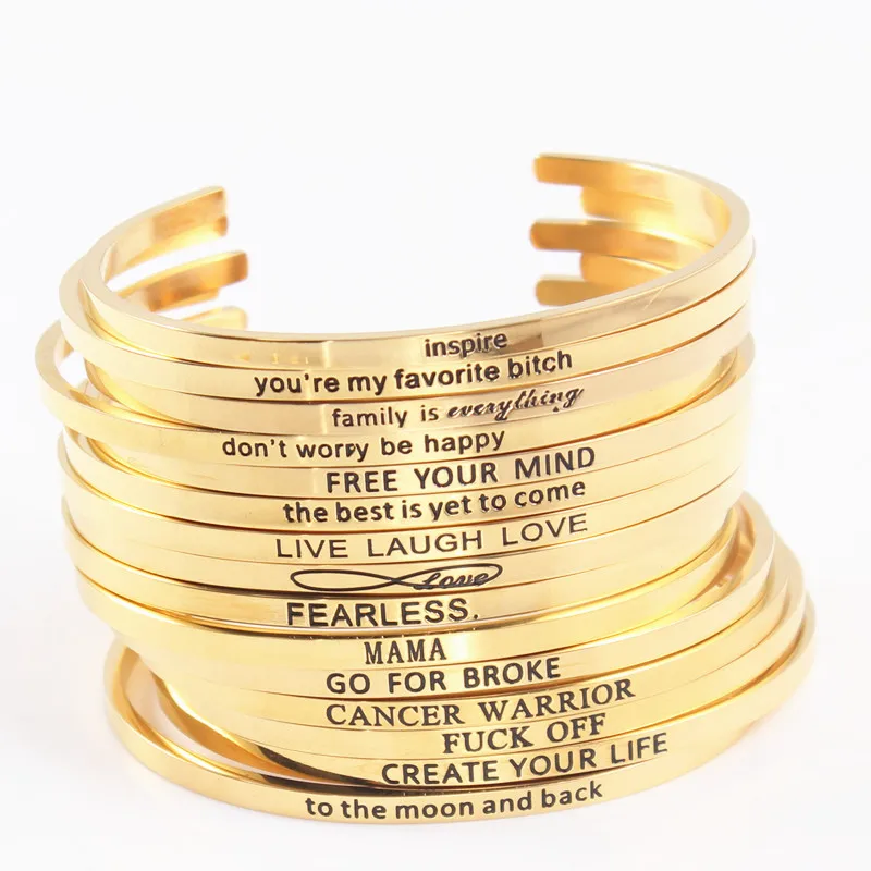 Personalized Custom Engrave Quotes Bangle Bar Cuff Bracelet Gold Color Bracelets For Women Bracelets Bangles
Personalized Custom Engrave Quotes Bangle Bar Cuff Bracelet Gold Color Bracelets For Women Bracelets Bangles