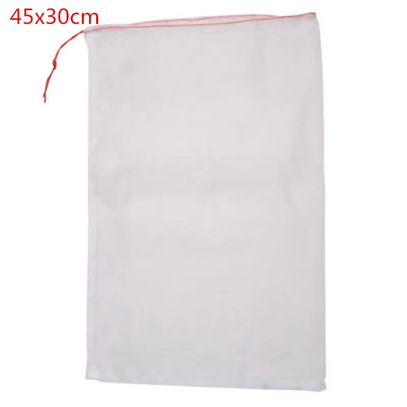 50pcs Garden Plants Fruit Protection Bag Anti Bird Netting Drawstring Net Mesh Bag for Garden 4 sizes