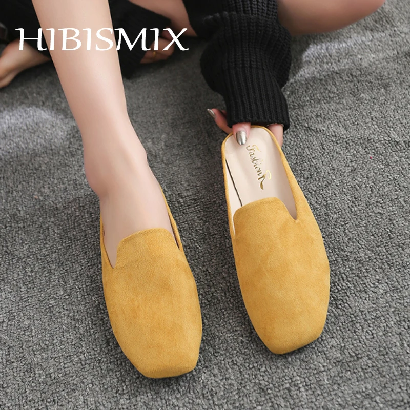 HIBISMIX 2019 Fashion Square Toe Women Mules Spring Summer Flat with Slippers for Woman Shoes 1332
HIBISMIX 2019 Fashion Square Toe Women Mules Spring Summer Flat with Slippers for Woman Shoes 1332