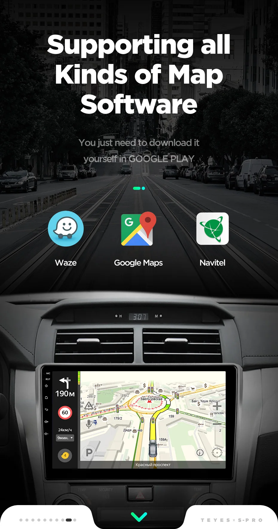 Cheap TEYES SPRO android 8.1 car NO dvd gps multimedia player For Toyota Camry 50 2012 car dvd navigation radio video audio player car 18