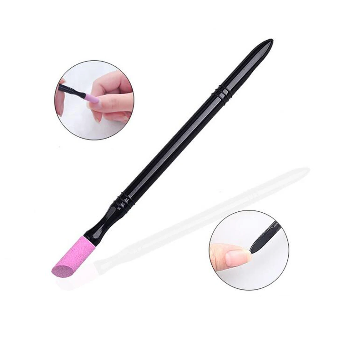 1PC Quartz Scrubs Stone Cuticle Stick Pen Spoon Filing Buffer Cut Black Nail Pusher Polish Manicure Care Tools Nail Art Pusher
1PC Quartz Scrubs Stone Cuticle Stick Pen Spoon Filing Buffer Cut Black Nail Pusher Polish Manicure Care Tools Nail Art Pusher