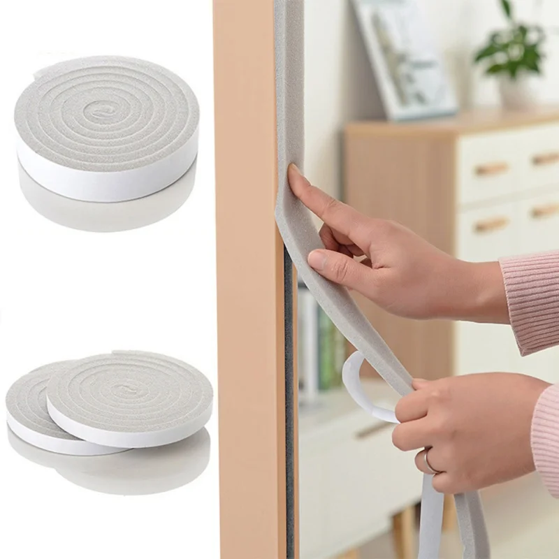 Waterproof Windproof Adhesive Soundproof Foam Tape Door Window Sealing Tape 
Waterproof Windproof Adhesive Soundproof Foam Tape Door Window Sealing Tape