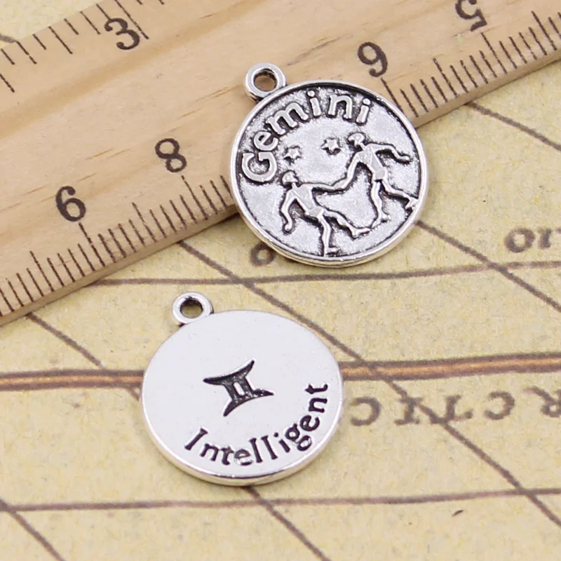 8pcs/lot Charms Zodiac Gemini intelligent 20x17mm Tibetan Silver Pendant Crafts Making Findings Antique Jewelry DIY for Necklace
8pcs/lot Charms Zodiac Gemini intelligent 20x17mm Tibetan Silver Pendant Crafts Making Findings Antique Jewelry DIY for Necklace