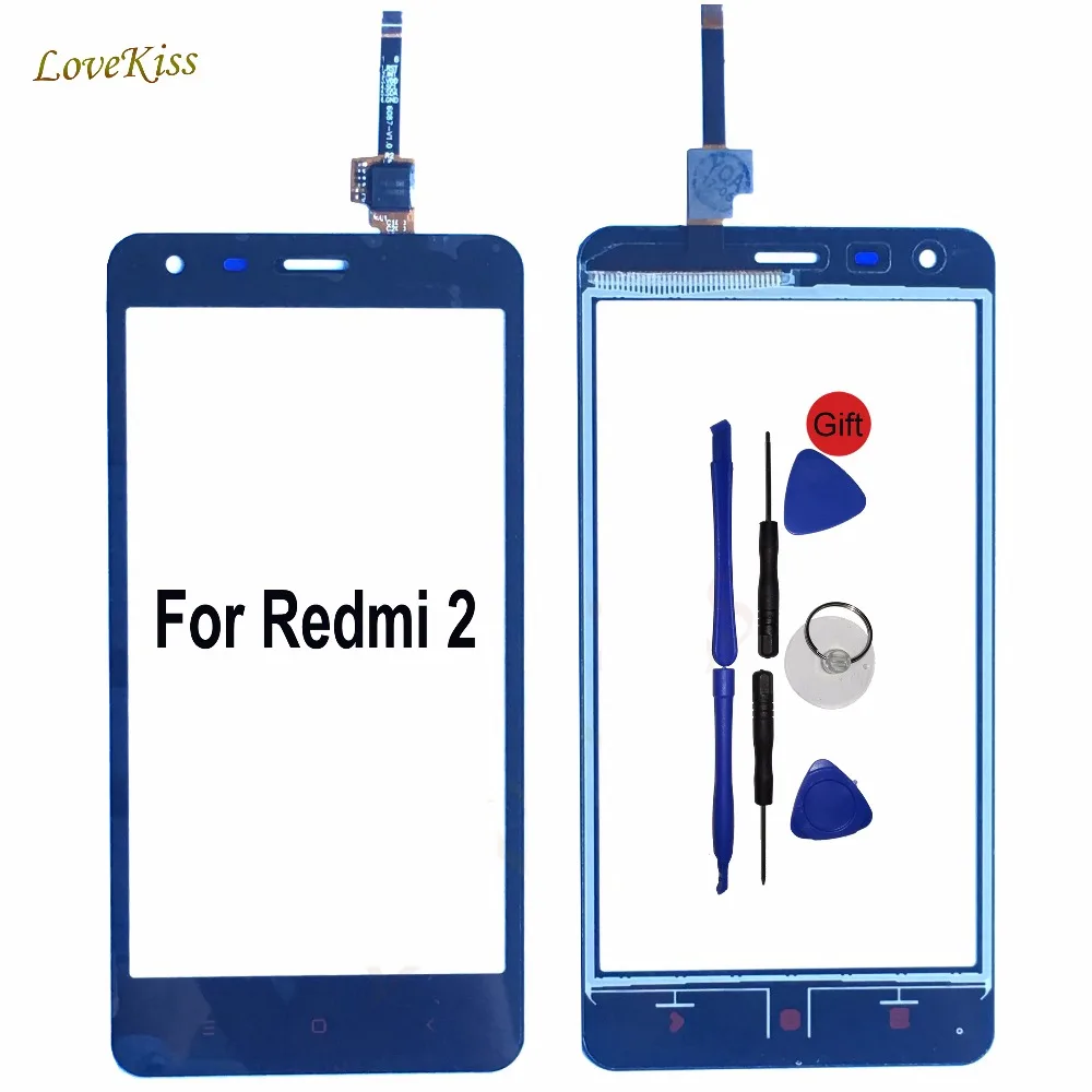 4.7" High Quality Touch Screen Panel For Xiaomi Redmi 2 redmi2 Hongmi Touchscreen Digitizer Sensor Front Glass Replacement | Мобильные