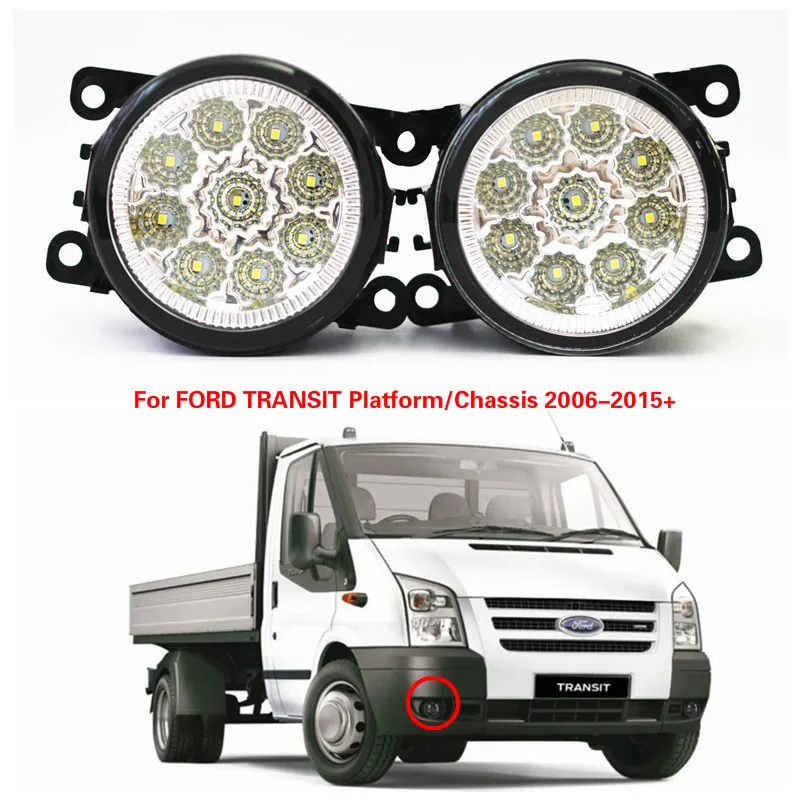 Для FORD TRANSIT Platform/шасси 2006-2015 автомобильный Стайлинг LED подсветка переднего