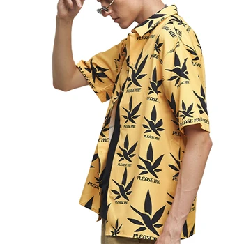 2019 Polyester fiber Holiday Shirt Casual Clothes Men Turn-down Collar Hawaiian Shirts Short Sleeve Casual Loose Shirt Hot Sales
2019 Polyester fiber Holiday Shirt Casual Clothes Men Turn-down Collar Hawaiian Shirts Short Sleeve Casual Loose Shirt Hot Sales