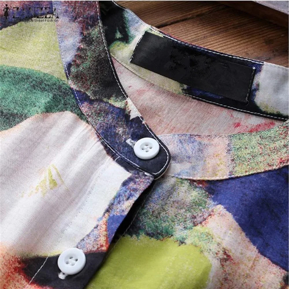 Printing Shirt Women Tops Ladies Holiday Summer Casual Button Down Tunic Shirts Big Size Loose Blouse
Printing Shirt Women Tops Ladies Holiday Summer Casual Button Down Tunic Shirts Big Size Loose Blouse