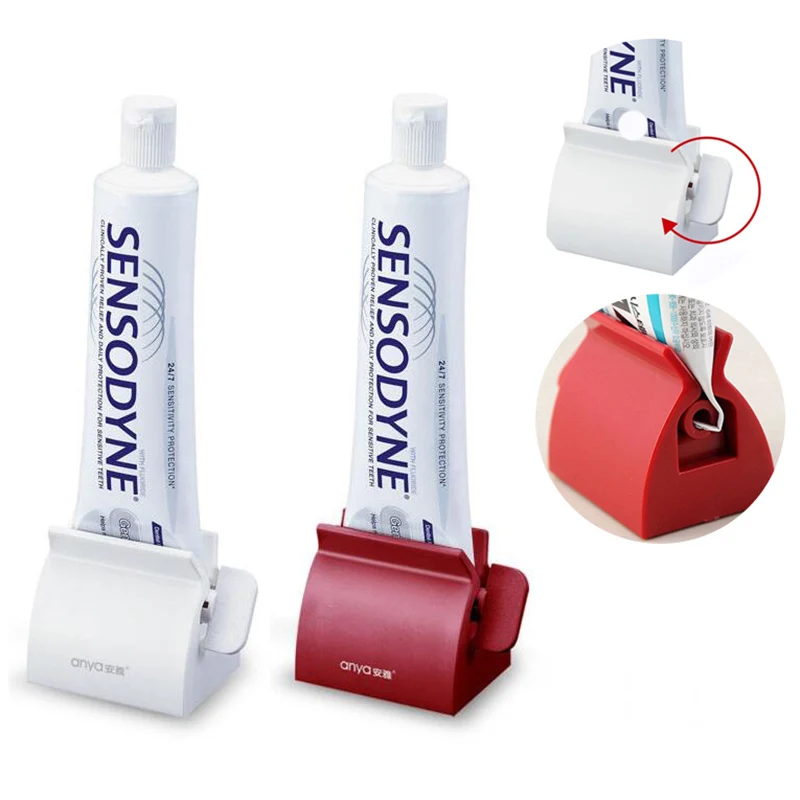 1PC Rolling Tube Toothpaste Squeezer Dispenser Toothpaste Seat Holder Stand Roller Bathroom Set Accessories
1PC Rolling Tube Toothpaste Squeezer Dispenser Toothpaste Seat Holder Stand Roller Bathroom Set Accessories
